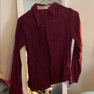 Red plaid shirt